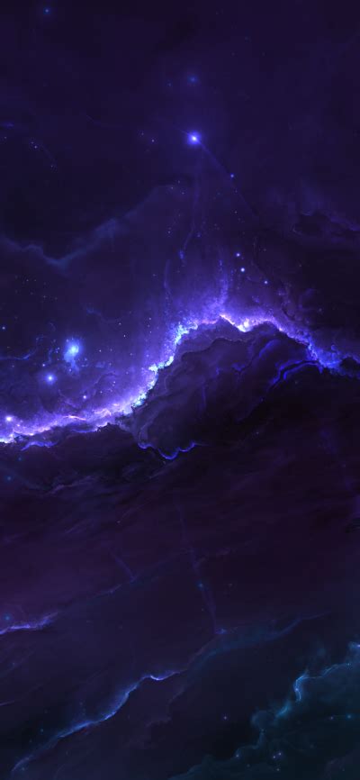 Sci Fi Nebula Space Stars Cosmos 1125x2436 Phone Hd Wallpaper