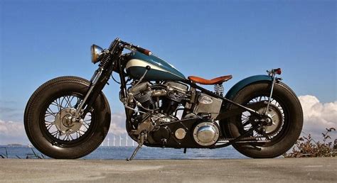 Bobber Inspiration Old School Panhead Bobber Bobbers And Custom