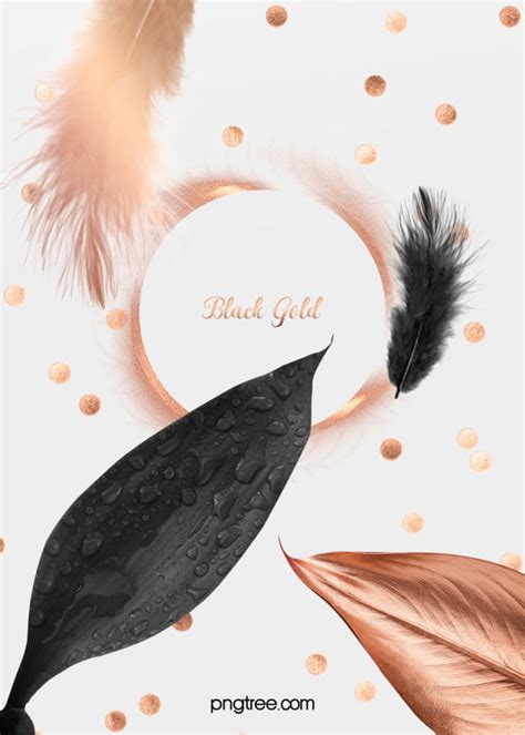 Maybe you would like to learn more about one of these? Elegant Black Palm Rose Gold Feather Wedding Round ...