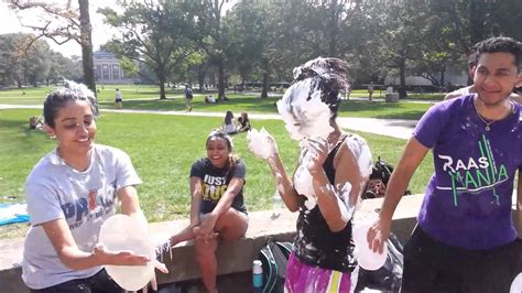 wild college girl getting pied in the face to pay off college tuitions wtf youtube