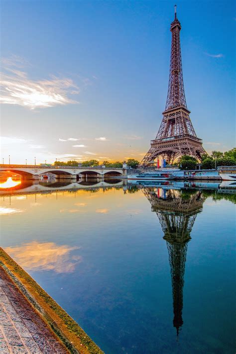 Eiffel Tower At Sunrise