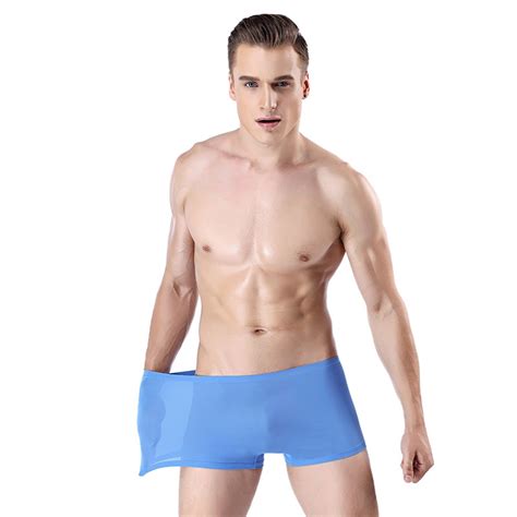 Buy Sexy Gay Underwear Men Boxers Shorts Homme Solid