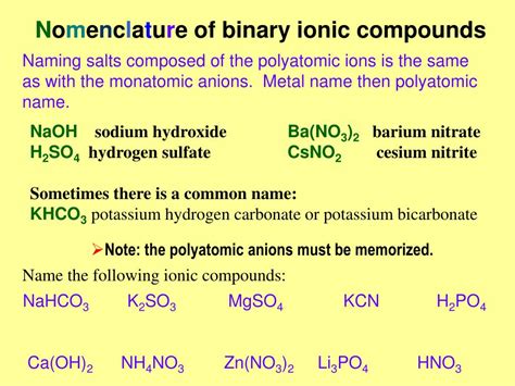 Ppt Naming Ionic Compounds Powerpoint Presentation Free Download