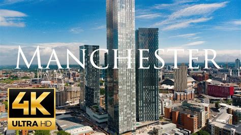 Manchester City Centre Skyline England 4k Mavic Air Drone Video Youtube