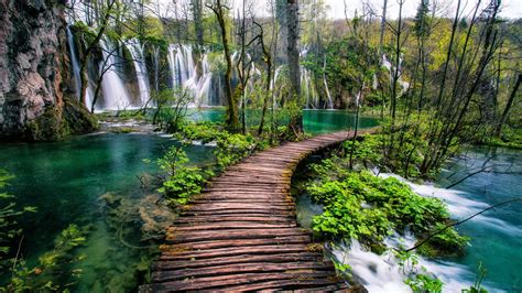 Plitvice Lakes National Park Forest Reserve Of 295 Sq Km In Central