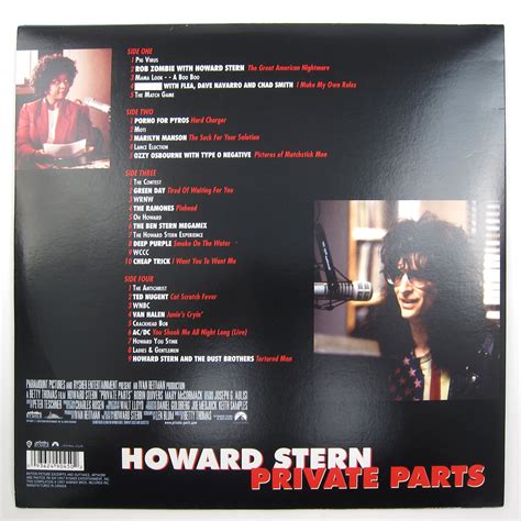 Howard Stern Private Parts Soundtrack Vinyl Lp