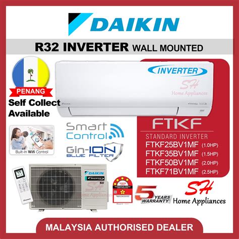 DAIKIN R32 Inverter Air Conditioner FTKF Series AIRCOND 1 0HP 1 5HP 2
