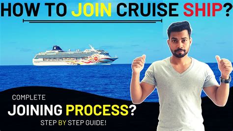 How To Join Cruise Ship Complete Step By Step Process How To Apply
