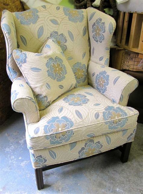 Upholstered Wingback Chairs Furniture Upholstery Diy Chair Reupholster Chair