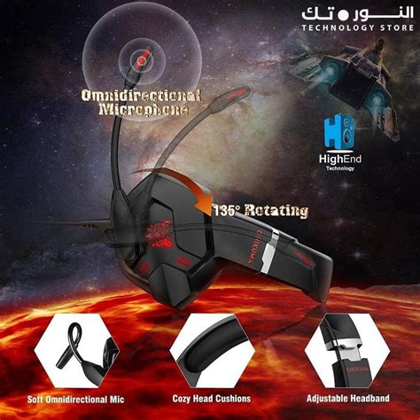 Onikuma K Gaming Headset With Mic Noise Canceling D Surround Sound