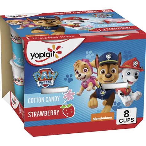 Yoplait Kids Strawberry And Cotton Candy Low Fat Yogurt Variety Pack