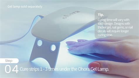 How To Use Ohora Gel Nails Lamp And Top Gel All Together Youtube