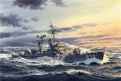 Ww2 Us Navy Ships Paintings