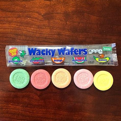 Wacky Wafers Candy Gurus Wacky Wafers 1980s Childhood Retro Candy