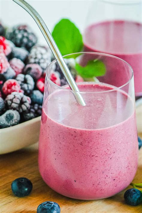 Mixed Berry Smoothie The Picky Eater