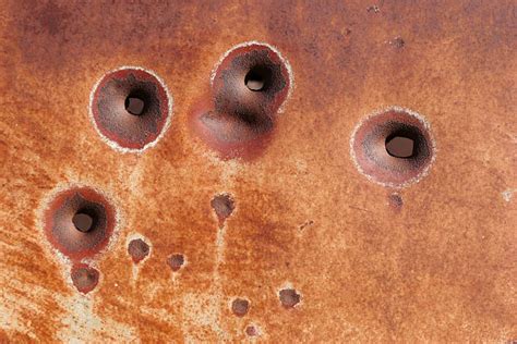470 Rusty Bullet Hole Pics Stock Photos Pictures And Royalty Free