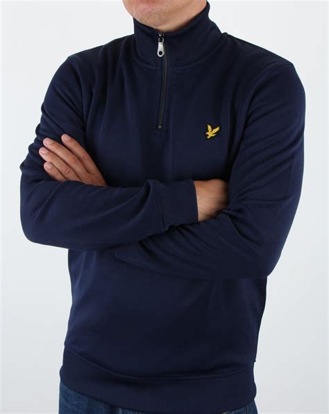 Since 1874, lyle & scott have been making timeless, high quality styles across classic menswear, fitness and golf ranges. Lyle And Scott Tricot 1/4 Zip Navy,top,track,jacket,mens