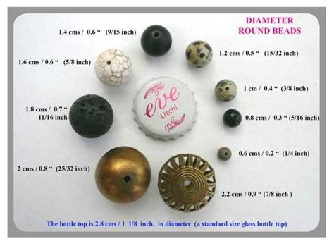 Inches = centimeters * 0.39370078740157. 1 cm circle actual size - Google Search | Round beads ...