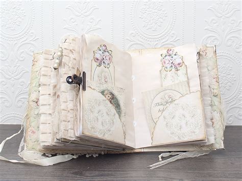 Large Junk Journal Keepsake Book Handmade Journal Unique Etsy