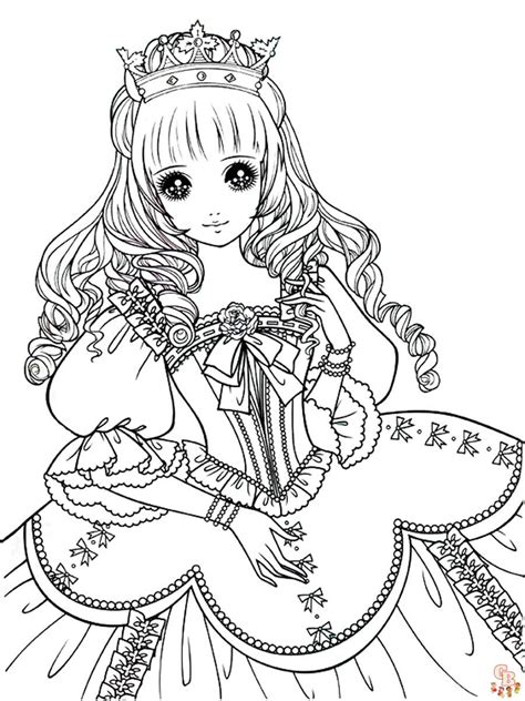 Share More Than 75 Anime Princess Coloring Pages Best Incdgdbentre