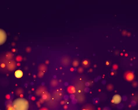 Premium Vector Luminous Background With Colorful Lights Bokeh