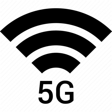 5g Cellular Connection Internet Signal Wireless Network Icon