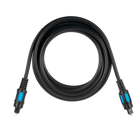 Digital audio optical cable fiber optic toslink surround sound lead receiver. Commercial Electric Digital Fiber Optic Cable | The Home ...
