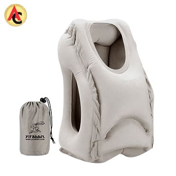 You relax your head on it and sleep. Travel Pillow With Arm Holes - Arm Designs