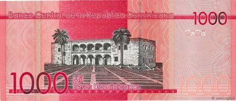 1000 Pesos Dominicanos RÉpublique Dominicaine 2015 P193b B780390 Billetes