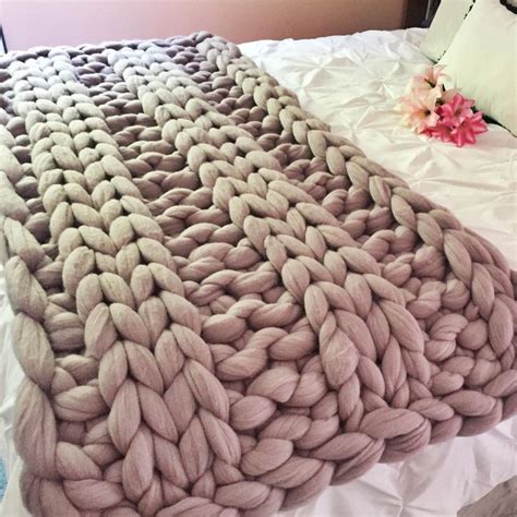 Updates From Becozi On Etsy Arm Knitting Blanket Diy Knit Blanket