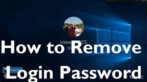 How To Remove The Login Password From Windows 10 Start Up Youtube