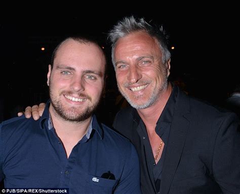 david ginola s son reveals his mother has already left footballer husband daily mail online