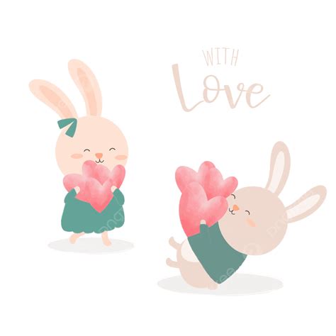 Love Couple Anime Vector Hd Images Big Isolated Cartoon Cute Animals