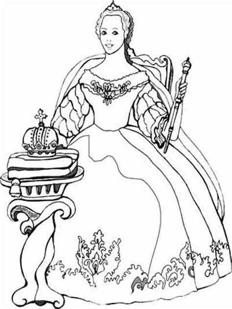 Queen Coloring Pages For Kids Coloring Pages