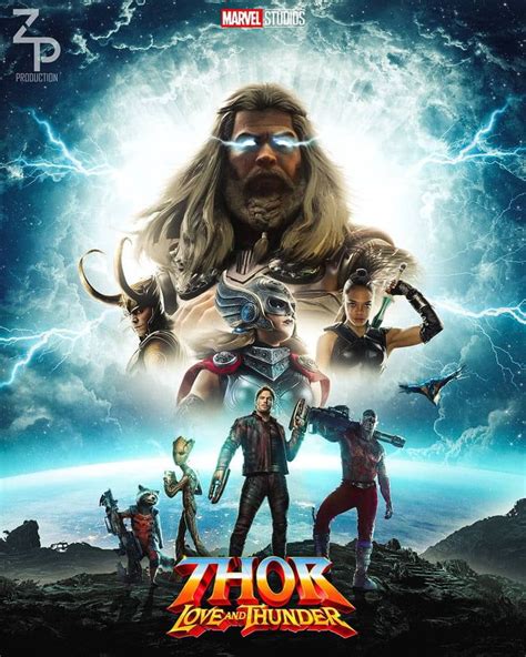 Thor Love And Thunder Fan Poster By Zvision Thor Love And Thunder