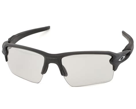 oakley flak 2 0 xl sunglasses steel clear black iridium photochromic lens performance bicycle