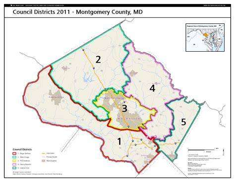 Montgomery County District Map