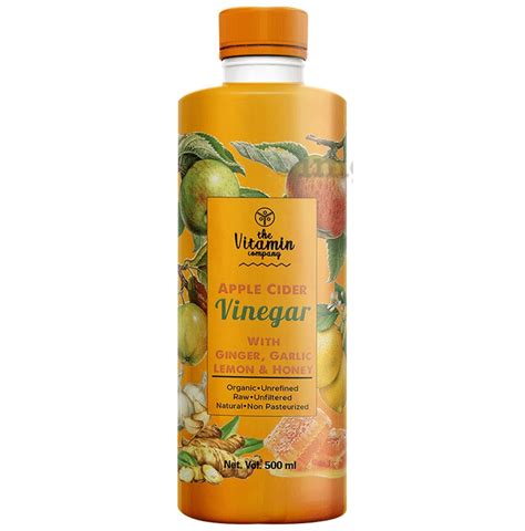 The Vitamin Company Apple Cider Vinegar With Ginger Garlic Lemon And Honey Buy Bottle Of 5000 Ml