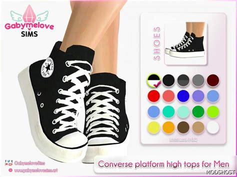 Chuck Taylor All Star Converse Platform High Top Sneakers For Men Sims