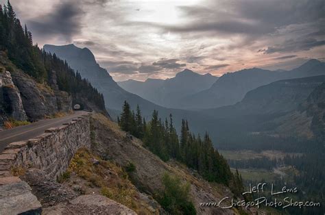 Going To The Sun Road Near Logan Pass Glacier National Park Jeff Lewis