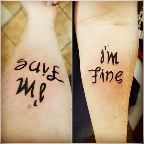 Im Finesave Me Tattoo Im Fine Save Me Tattoo Save Me Tattoo Tattoos