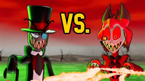 Alastor Vs Black Hat Fight Animation Youtube