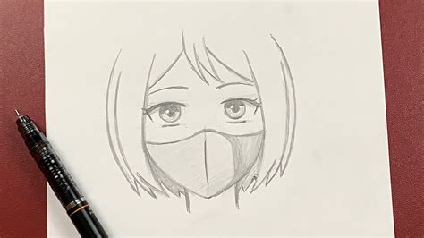 Cute Lukisan Anime Simple Easy Anime Drawing How To Draw Anime Girl