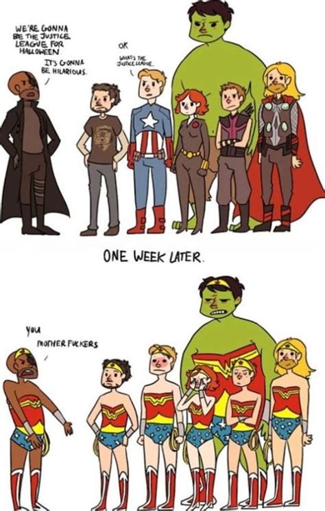 The Avengers On Halloween I Found This Far Too Funny Avengers Funny