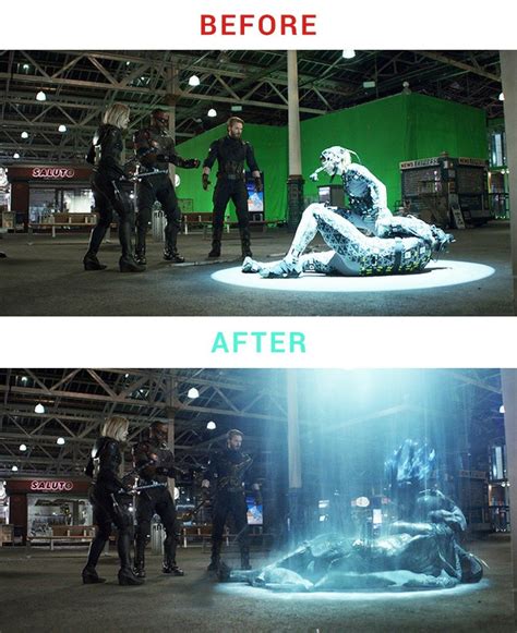30 Behind The Scenes Of Iconic Special Effects Shots Marvel Infinity