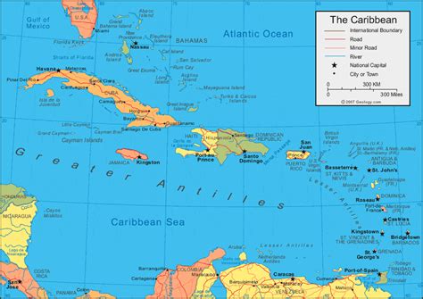 Linares Blog Map Of Caribbean Islands