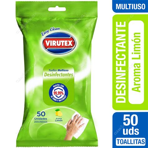 Toallitas Desinfectantes Multiuso Virutex Aroma Lim N Unid Clean