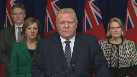 This is an unprecedented time in our history. Doug-Ford-Press-Conference-Monday-March-23-1