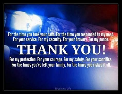Thank You Ptsd Police Wife Life Police Officer Wife Fallen Officer