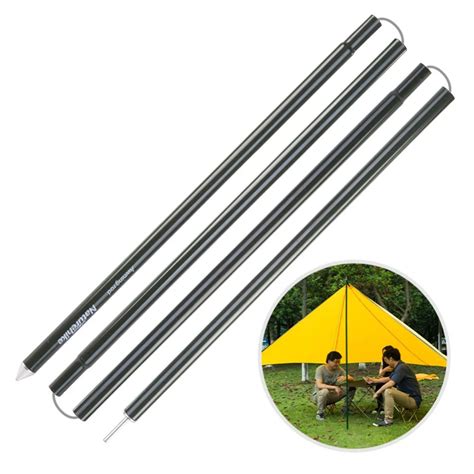 Aluminium Alloy Tent Pole Outdoor Camping Shelters Adjustable Tarps